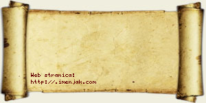 Nikolina Jačovac vizit kartica